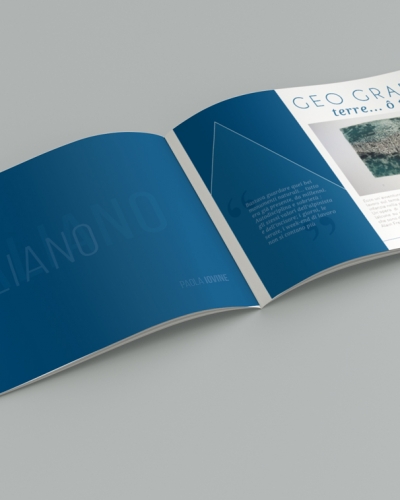 Brochure-Geo-Grafica - Mise en page intérieur - italien