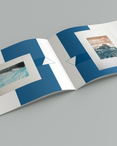 Brochure-Geo-Grafica - Mise en page intérieur - italien